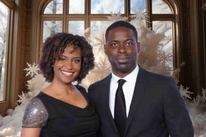 Sterling K. Brown with wife Ryan Michelle Bathe